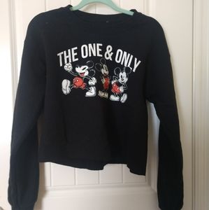 Mickey Mouse cropped long sleeve